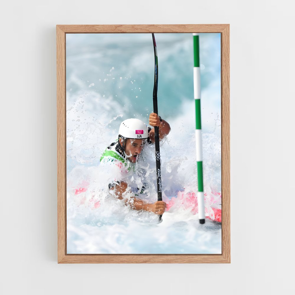 Poster Vagues de Compétition – affiche Canoë-kayak (vue 4)